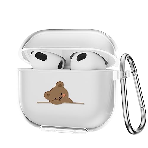 CasurvivePro AirPods 4 Schutzhülle, transparente TPU-Schutzhülle mit niedlichen Mustern, Kopfhörer-Zubehör zur Vermeidung von Kratzern, Reibung,mit Haken CasurvivePro AirPods 4 Schutzhülle, transparente TPU-Schutzhülle mit niedlichen Mustern, Kopfhörer-Zubehör zur Vermeidung von Kratzern, Reibung,mit Haken von CasurvivePro
