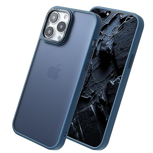 CasurvivePro mattierte, durchscheinende Handyhülle für iPhone 11 Pro hülle, Anti-Fingerabdrücke, Kratzfest, Harte Acryl-PC-Rückseite – Blau von CasurvivePro
