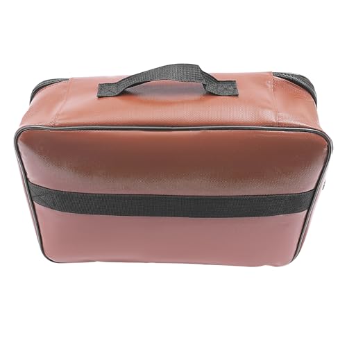 Casyi Leder portfolio, feuerfeste mehr schicht ige Büro tasche Kaffee 14 57 11 42 3 94-Zoll Aufbewahrung tasche Casyi Leder portfolio, feuerfeste mehr schicht ige Büro tasche Kaffee 14 57 11 42 3 94-Zoll Aufbewahrung tasche von Casyi
