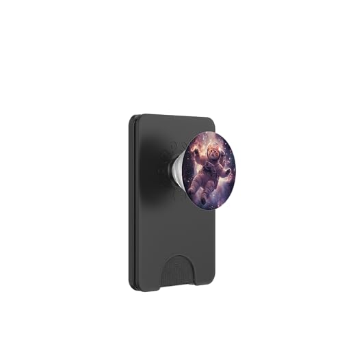 Intergalaktische lustige Katze Astronaut schwebt im Weltraum PopSockets PopWallet für MagSafe Intergalaktische lustige Katze Astronaut schwebt im Weltraum PopSockets PopWallet für MagSafe von Cat Astronaut Designs