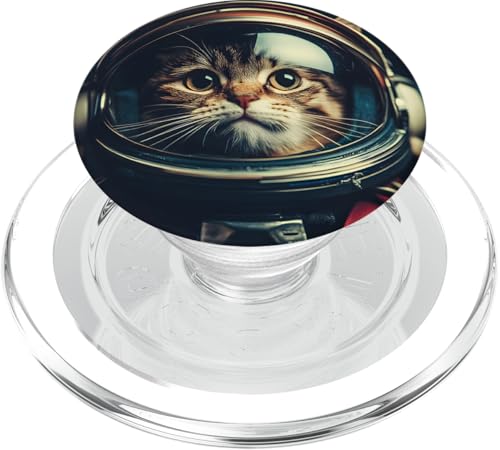 Lustige Katze Astronaut Selfie im Weltraum PopSockets PopGrip für MagSafe Lustige Katze Astronaut Selfie im Weltraum PopSockets PopGrip für MagSafe von Cat Astronaut Designs