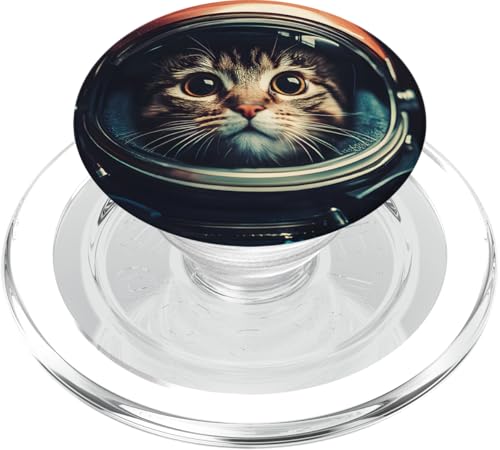 Lustige Katze Astronaut Selfie im Weltraum PopSockets PopGrip für MagSafe Lustige Katze Astronaut Selfie im Weltraum PopSockets PopGrip für MagSafe von Cat Astronaut Designs