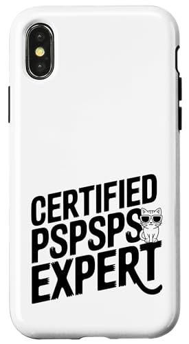 Kätzchen Pspsps Katze Hülle für iPhone X/XS Kätzchen Pspsps Katze Hülle für iPhone X/XS von Cat Clothes Cat Stuff