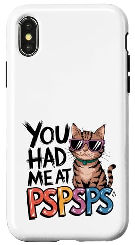 Kätzchen Pspsps Katze Hülle für iPhone X/XS Kätzchen Pspsps Katze Hülle für iPhone X/XS von Cat Clothes Cat Stuff