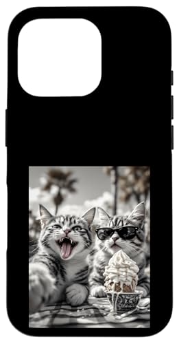 Lustige Eiscreme-Katzen-Selfie Hülle für iPhone 16 Pro Lustige Eiscreme-Katzen-Selfie Hülle für iPhone 16 Pro von Cat Clothes Cat Stuff
