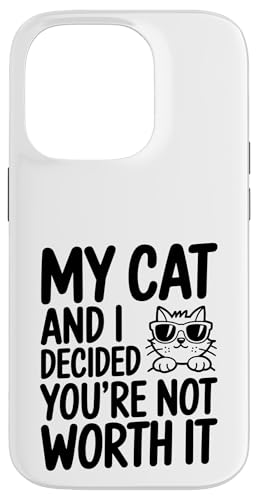Sarkasmus Kitten Cat Hülle für iPhone 14 Pro von Cat Clothes Cat Stuff