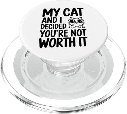 Sarkasmus Kitten Cat PopSockets PopGrip für MagSafe von Cat Clothes Cat Stuff