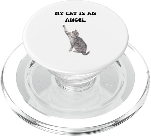 Meine Katze ist ein Engel Lustig PopSockets PopGrip für MagSafe Meine Katze ist ein Engel Lustig PopSockets PopGrip für MagSafe von Cat Lover Designs