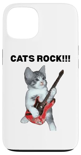 Rockstar süße alberne Katze mit E-Gitarre Hülle für iPhone 13 Rockstar süße alberne Katze mit E-Gitarre Hülle für iPhone 13 von Cat Lover Designs