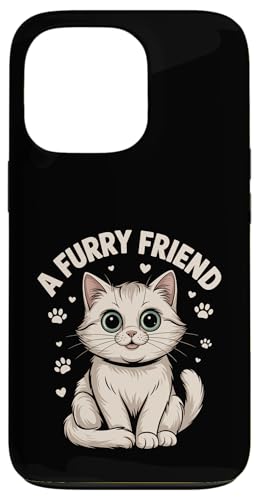 A Furry Friend Katzenliebhaber Katze Haustier Meow Love Cats Hülle für iPhone 13 Pro von Cat Lover Gifts for Pet Cats Enthusiast Pet Lover