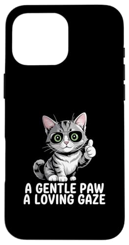A Gentle Paw A Loving Gaze Katzenliebhaber Katze Haustier Meow Love Hülle für iPhone 16 Pro Max A Gentle Paw A Loving Gaze Katzenliebhaber Katze Haustier Meow Love Hülle für iPhone 16 Pro Max von Cat Lover Gifts for Pet Cats Enthusiast Pet Lover