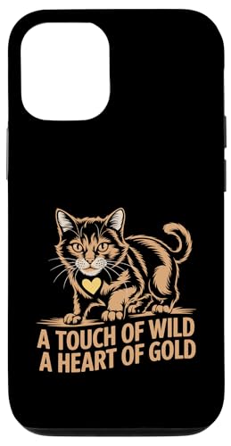 A Touch Of Wild A Heart Of Gold Cat Lover Feline Pet Meow Hülle für iPhone 12/12 Pro A Touch Of Wild A Heart Of Gold Cat Lover Feline Pet Meow Hülle für iPhone 12/12 Pro von Cat Lover Gifts for Pet Cats Enthusiast Pet Lover