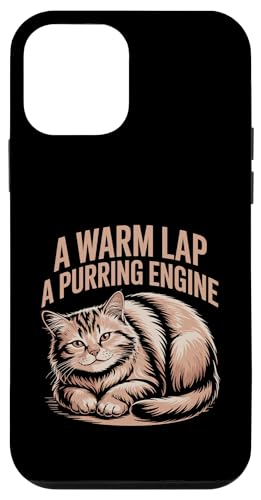 A Warm Lap A Purring Engine Katzenliebhaber Katze Meow Katzen Hülle für iPhone 12 mini von Cat Lover Gifts for Pet Cats Enthusiast Pet Lover