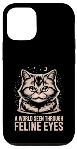 A World Seen Through Feline Eyes Katzenliebhaber Katze Haustier Miau Hülle für iPhone 12/12 Pro A World Seen Through Feline Eyes Katzenliebhaber Katze Haustier Miau Hülle für iPhone 12/12 Pro von Cat Lover Gifts for Pet Cats Enthusiast Pet Lover