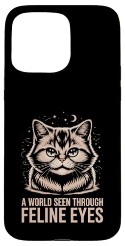 A World Seen Through Feline Eyes Katzenliebhaber Katze Haustier Miau Hülle für iPhone 15 Pro Max A World Seen Through Feline Eyes Katzenliebhaber Katze Haustier Miau Hülle für iPhone 15 Pro Max von Cat Lover Gifts for Pet Cats Enthusiast Pet Lover