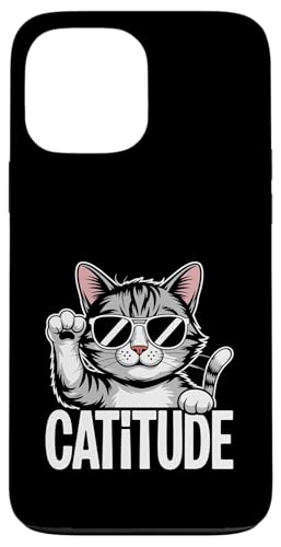 Catitude Katzenliebhaber Katze Haustier Meow Love Cats Hülle für iPhone 13 Pro Max Catitude Katzenliebhaber Katze Haustier Meow Love Cats Hülle für iPhone 13 Pro Max von Cat Lover Gifts for Pet Cats Enthusiast Pet Lover