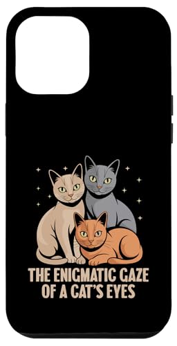 Der rätselhafte Blick eines Katzenaugens, Katzenliebhaber, Katzenfreunde, Haustiermiau Hülle für iPhone 12 Pro Max Der rätselhafte Blick eines Katzenaugens, Katzenliebhaber, Katzenfreunde, Haustiermiau Hülle für iPhone 12 Pro Max von Cat Lover Gifts for Pet Cats Enthusiast Pet Lover
