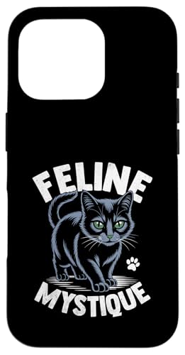 Feline Mystique Katzenliebhaber, Katzenliebhaber, Meow Love Cats Hülle für iPhone 16 Pro von Cat Lover Gifts for Pet Cats Enthusiast Pet Lover