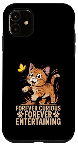 Forever Curious Forever Entertaining Katzenliebhaber Katze Haustier Hülle für iPhone 11 Forever Curious Forever Entertaining Katzenliebhaber Katze Haustier Hülle für iPhone 11 von Cat Lover Gifts for Pet Cats Enthusiast Pet Lover