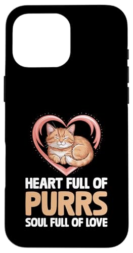 Heart Full Of Purrs Soul Full Of Love Katzenliebhaber Katze Haustier Hülle für iPhone 16 Pro Max Heart Full Of Purrs Soul Full Of Love Katzenliebhaber Katze Haustier Hülle für iPhone 16 Pro Max von Cat Lover Gifts for Pet Cats Enthusiast Pet Lover