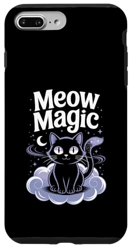 Meow Magic Katzenliebhaber Katze Haustier Miau Liebe Katzen Hülle für iPhone 7 Plus/8 Plus von Cat Lover Gifts for Pet Cats Enthusiast Pet Lover