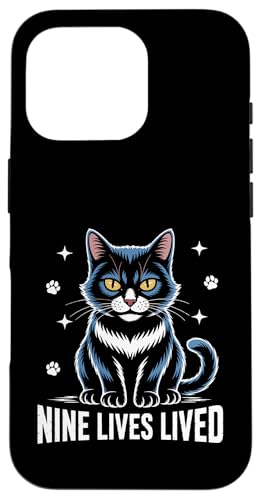 Nine Lives Lived Katzenliebhaber Katze Haustier Miau Love Cats Hülle für iPhone 16 Pro Nine Lives Lived Katzenliebhaber Katze Haustier Miau Love Cats Hülle für iPhone 16 Pro von Cat Lover Gifts for Pet Cats Enthusiast Pet Lover