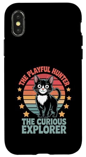 The Playful Hunter The Curious Explorer Katzenliebhaber, Katzenliebhaber Hülle für iPhone X/XS The Playful Hunter The Curious Explorer Katzenliebhaber, Katzenliebhaber Hülle für iPhone X/XS von Cat Lover Gifts for Pet Cats Enthusiast Pet Lover