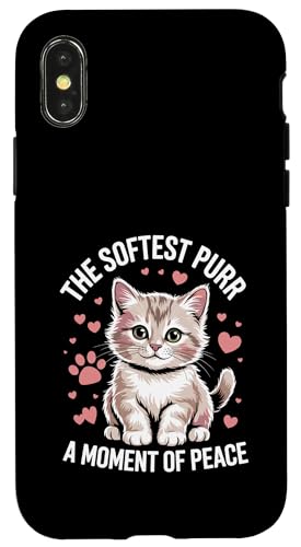 The Softest Purr A Moment Of Peace Katzenliebhaber Katze Haustier Miau Hülle für iPhone X/XS The Softest Purr A Moment Of Peace Katzenliebhaber Katze Haustier Miau Hülle für iPhone X/XS von Cat Lover Gifts for Pet Cats Enthusiast Pet Lover