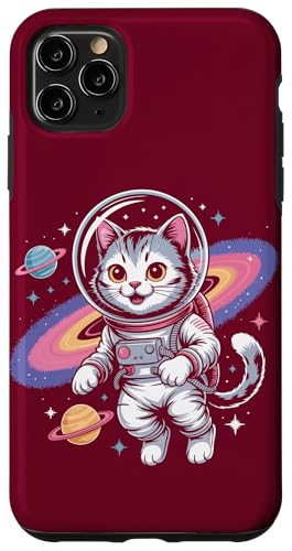 Cat Space Astronaut Katze Hülle für iPhone 11 Pro Max von Cat Lover Gifts & Tees