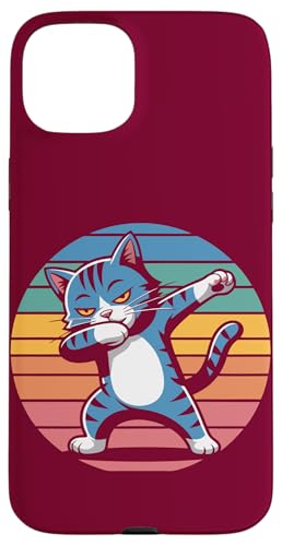 Dabbing Cat Hülle für iPhone 15 Plus von Cat Lover Gifts & Tees
