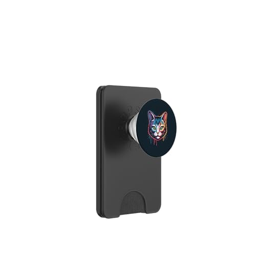 Katze, Kunstwerk, Katze PopSockets PopWallet für MagSafe Katze, Kunstwerk, Katze PopSockets PopWallet für MagSafe von Cat Lover Gifts & Tees