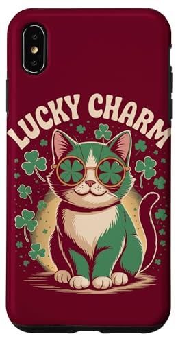 Katze St. Patricks Day Katze Hülle für iPhone XS Max von Cat Lover Gifts & Tees