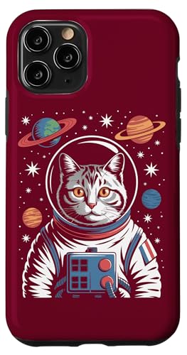 Katze Weltraumreisen Planeten Astronaut Katze Hülle für iPhone 11 Pro von Cat Lover Gifts & Tees