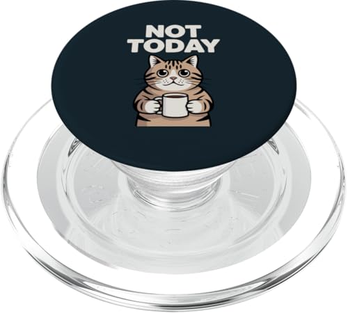 Katzenkaffee Nicht heute Katze PopSockets PopGrip für MagSafe von Cat Lover Gifts & Tees