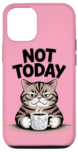 Kollege Katze Büro Kaffee Katze Hülle für iPhone 12/12 Pro von Cat Lover Gifts & Tees