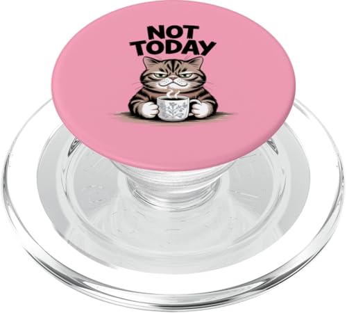 Kollege Katze Büro Kaffee Katze PopSockets PopGrip für MagSafe von Cat Lover Gifts & Tees