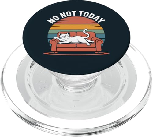 Lazy Cat Nicht heute Katze PopSockets PopGrip für MagSafe Lazy Cat Nicht heute Katze PopSockets PopGrip für MagSafe von Cat Lover Gifts & Tees