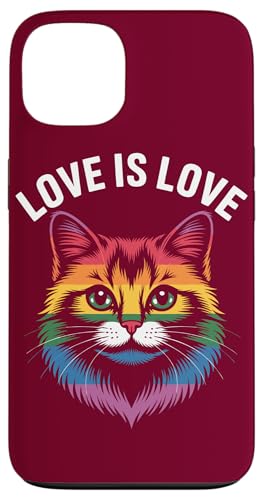Queer Cat Pride Flagge Katze Hülle für iPhone 13 von Cat Lover Gifts & Tees