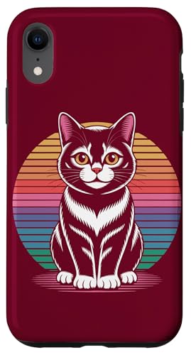 Retro-Katze Hülle für iPhone XR von Cat Lover Gifts & Tees