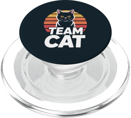 Teamkatze im Vintage-Stil PopSockets PopGrip für MagSafe von Cat Lover Gifts & Tees