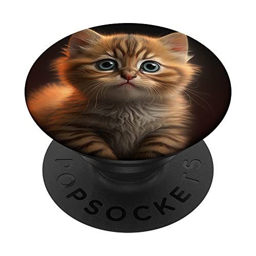 Niedliche Katze, Katze PopSockets mit austauschbarem PopGrip von Cat Lover Kitty Gifts