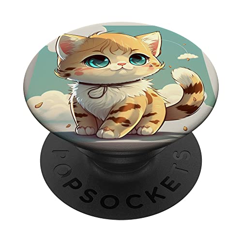 Niedliches Kätzchen, Katze PopSockets mit austauschbarem PopGrip von Cat Lover Kitty Gifts