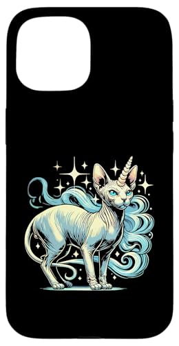 Einhorn Sphynx Katzenliebhaber Katzenliebhaber Kätzchen Liebhaber Hülle für iPhone 15 Einhorn Sphynx Katzenliebhaber Katzenliebhaber Kätzchen Liebhaber Hülle für iPhone 15 von Cat Lover Sayings For Sphynx Lover Gifts