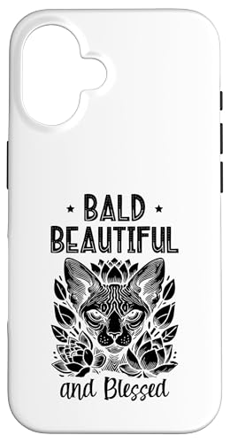 Glatzköpfige schöne und gesegnete Katzen-Enthusiasten, Kätzchen Hülle für iPhone 16 Glatzköpfige schöne und gesegnete Katzen-Enthusiasten, Kätzchen Hülle für iPhone 16 von Cat Lover Sayings For Sphynx Lover Gifts