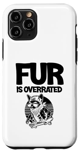 Pelz ist überschätzter Katzenliebhaber, Katzenliebhaber Hülle für iPhone 11 Pro Pelz ist überschätzter Katzenliebhaber, Katzenliebhaber Hülle für iPhone 11 Pro von Cat Lover Sayings For Sphynx Lover Gifts