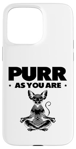 Purr As You Are Katzenliebhaber Katzenliebhaber Hülle für iPhone 15 Pro Max Purr As You Are Katzenliebhaber Katzenliebhaber Hülle für iPhone 15 Pro Max von Cat Lover Sayings For Sphynx Lover Gifts