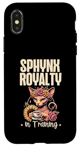 Sphynx Royalty In Training Katzenliebhaber Kätzchen Hülle für iPhone X/XS Sphynx Royalty In Training Katzenliebhaber Kätzchen Hülle für iPhone X/XS von Cat Lover Sayings For Sphynx Lover Gifts