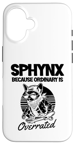 Sphynx Weil Ordinary ist überschätzter Katzenliebhaber Feline Hülle für iPhone 16 Sphynx Weil Ordinary ist überschätzter Katzenliebhaber Feline Hülle für iPhone 16 von Cat Lover Sayings For Sphynx Lover Gifts