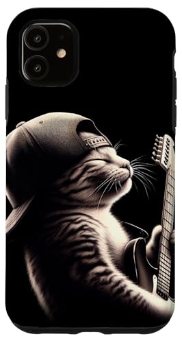 Hülle für iPhone 11 Katze spielt Gitarre - Lustige Rockmusik Gitarre Katze Hülle für iPhone 11 Katze spielt Gitarre - Lustige Rockmusik Gitarre Katze von Cat Playing Guitar Rock Music Store