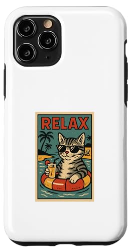 Amerikanische Kurzhaarkatze, entspannend, cool, im Comicbuch-Stil, Relax Hülle für iPhone 11 Pro Amerikanische Kurzhaarkatze, entspannend, cool, im Comicbuch-Stil, Relax Hülle für iPhone 11 Pro von Cat Pop Art Store